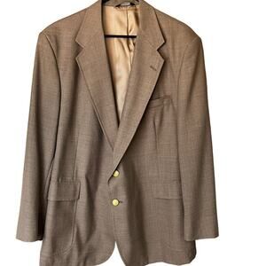 Cross & Winsor Men’s Sport Coat Jacket 46R Career Business Academia Old Money